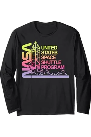 Nasa Programma Space Shuttle della United States Pastel Gradient Maglia a Manica