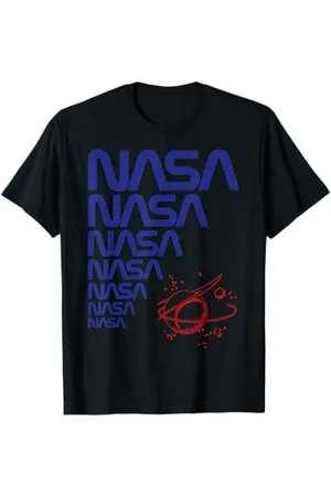 Nasa Maglietta Repeating Stairway To The Heavens Graphic Maglietta