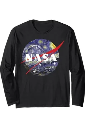 Nasa Logo in stile notte stellata Van Gogh della Maglia a Manica