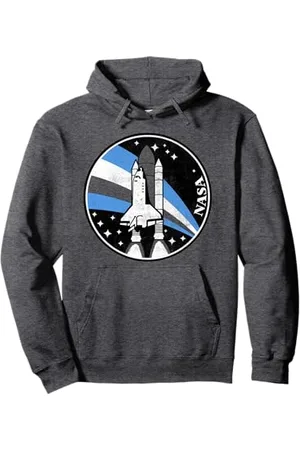 Nasa Logo della Circle Rainbow Shuttle Felpa con Cappuccio