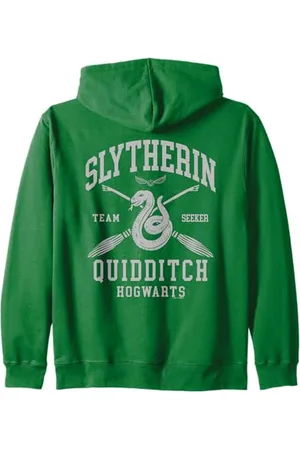 Harry Potter Slytherin Quidditch Arch Felpa con Cappuccio