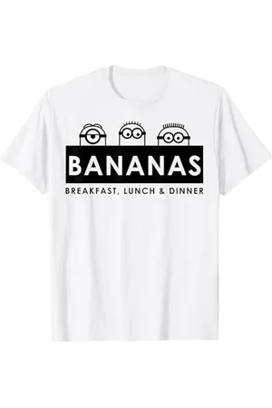 Minions Minions Breakfast, Pranzo, Cena Outline Maglietta
