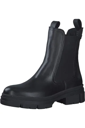 Tamaris Donna Stivaletti, Signora Stivaletti Chelsea,bottini,TOUCHit,Boots,Stivaletti,Stivaletto Slip-on,Stivaletto,Alto,Black Leather,41 EU