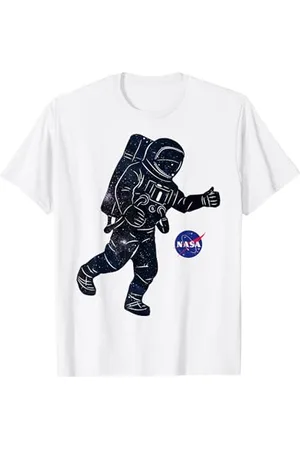 Nasa Galaxy Astronauta Thumbs Up Logo Maglietta