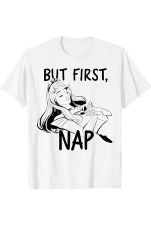 Disney Maglietta Sleeping Beauty But First Nap Graphic Maglietta