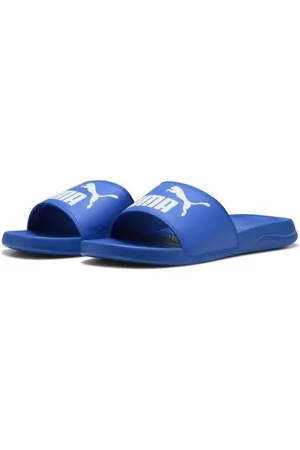 PUMA Popcat 20, Pantofole Unisex - Adulto, Vivid Blue White, 37 EU