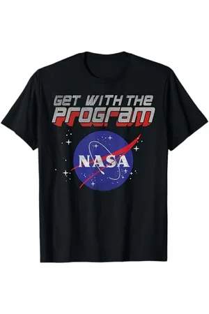 Nasa Maglietta con logo Get With The Program Maglietta
