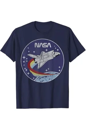 Nasa Maglietta Shuttle Launch Orbit Circle Patch Graphic Maglietta