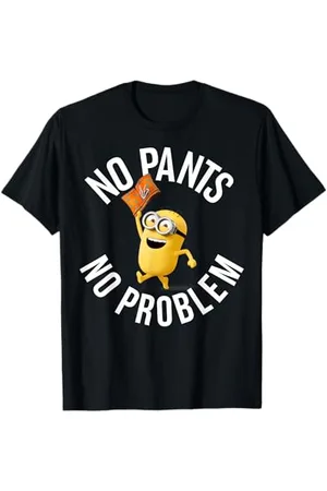 Minions Minions No Pants No Problema Naked Minion Maglietta