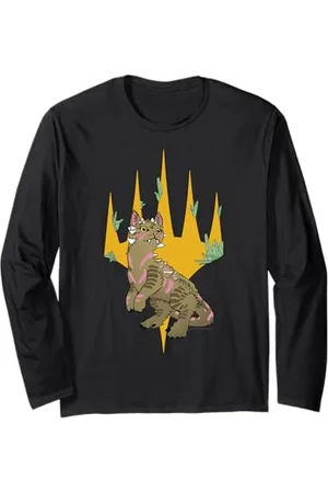 Magic: The Gathering Magic: logo The Gathering Dinosaur Cat Maglia a Manica