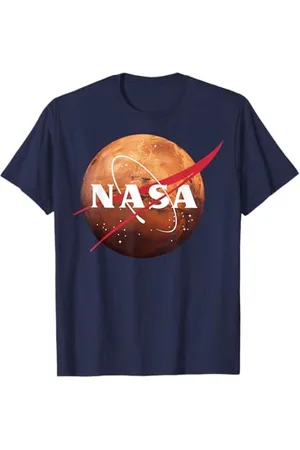 Nasa Maglietta grafica Mars Planet Logo Maglietta
