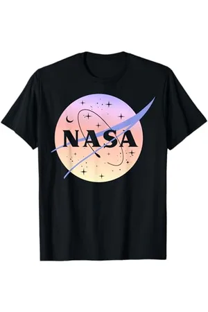 Nasa Maglietta Logo Pastel Light Color Fade Graphic Maglietta