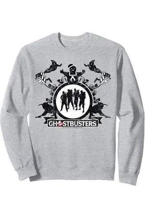 Ghostbusters Poster Group Shot Silhouette Distressed Felpa