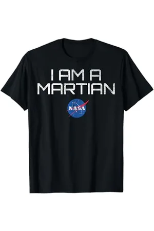 Nasa Logo I Am A Martian Text Maglietta
