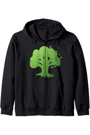 Magic: The Gathering Magic: simbolo The Gathering Green Mana Felpa con Cappuccio