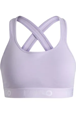 HUGO BOSS Bralette Padded Sporty Logo, Brassière da Donna,