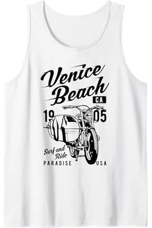 Awesome Venice Beach CA Souvenirs and Designs Venice Beach, California, design retrò vintage Canotta
