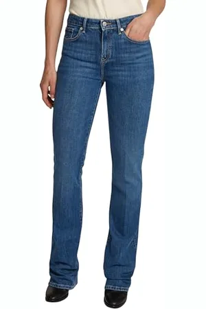 Tommy Hilfiger Donna Jeans Bootcut Elasticizzati, Blu (Mid Blue), 28W/28L