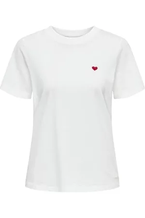 JDY Pisa S/S Print Top Jrs Noos T-Shirt, , S Donna