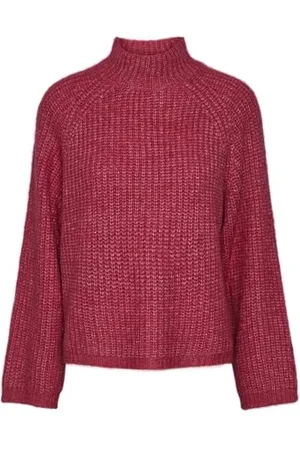 Pieces® Pcnell LS High Neck Knit Noos Maglione Lavorato a Maglia, , M Donna