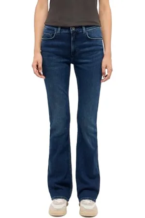 Mustang Style Shelby Slim Boot Jeans, Blu Medio 582, 33W x 30L Donna