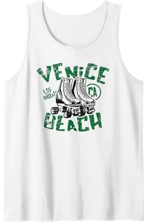 Awesome Venice Beach CA Souvenirs and Designs Venice Beach, California, design retrò vintage invecchiato Canotta