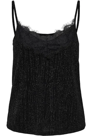 ONLY Onlnew Carol S/L Glitter Mix Top Boxjrs, , L Donna