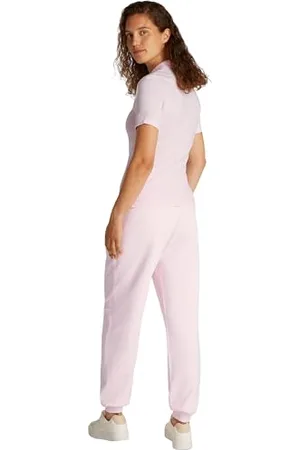 Tommy Hilfiger Maglietta Polo Maniche Corte Donna Slim Fit, Rosa (Light ), 3XL