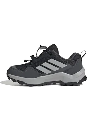 adidas Terrex AX4S Speed Lacing Hiking Shoes Kids, Scarpe da Trekking, Core Black/Grey Two/Grey Six, 34 EU