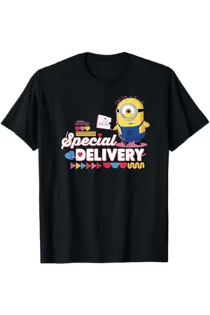 Minions Carl Special Delivery Valentine Maglietta