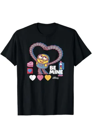 Minions Bob Be Mine Valentine Maglietta