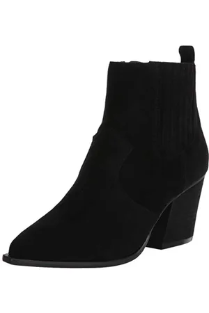 THE DROP Sia Pointed Toe Western Ankle Boot boots womens, , 36.5 EU
