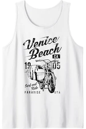 Awesome Venice Beach CA Souvenirs and Designs Venice Beach, California, design retrò vintage invecchiato Canotta