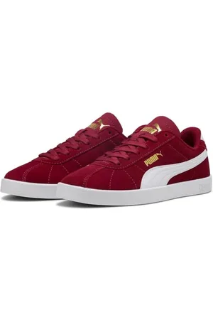PUMA Club II JR, Scarpe da Ginnastica, Dark Crimson White Gold, 37 EU