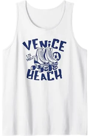 Awesome Venice Beach CA Souvenirs and Designs Venice Beach, California, design retrò vintage Canotta