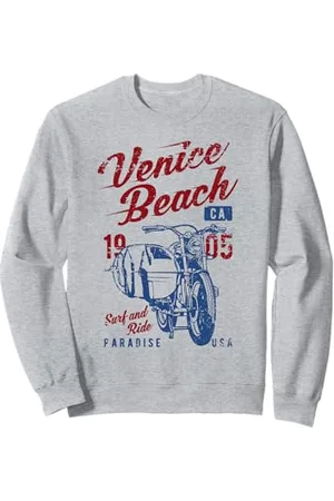 Awesome Venice Beach CA Souvenirs and Designs Venice Beach, California, design retrò vintage invecchiato Felpa