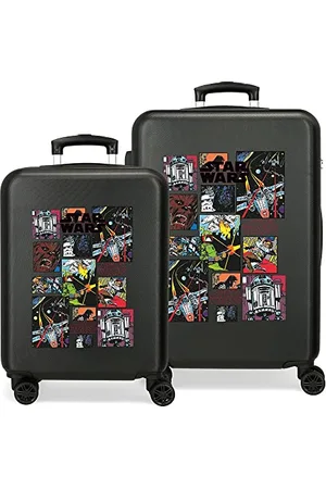 STAR WARS Set valigie Galactic Team 55/65 cm ABS rigido chiusura a combinazione laterale 104L 6 kg 4 doppie ruote bagaglio a mano