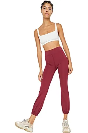 Trendyol Donna Sportswear Pantaloni della Tuta da Jogging a Vita Normale, , S