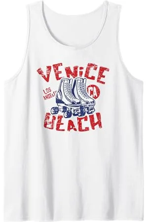 Awesome Venice Beach CA Souvenirs and Designs Venice Beach, California, design retrò vintage invecchiato Canotta