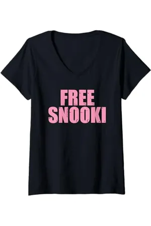 BACK TO SCHOOL Donna Snooki gratis Maglietta con Collo a V