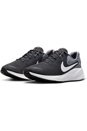 Nike Revolution 7, Sneaker Uomo, Anthracite/White-Cool Grey-Black, 47 EU