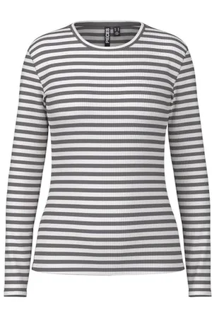 Pieces® Pcruka LS Top Noos BC Maglietta a Maniche Lunghe, , XL Donna