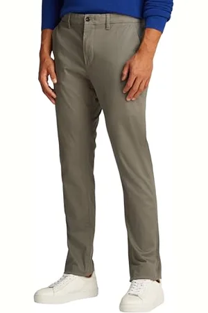 Tommy Hilfiger Bleecker Printed Structure Chino Uomo, (Hydrogen Grey), 34W / 32L