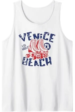 Awesome Venice Beach CA Souvenirs and Designs Venice Beach, California, design retrò vintage invecchiato Canotta