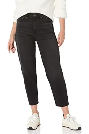 Amazon Jeans a Vita Alta Svasati alla Caviglia dalla vestibilità Comoda Donna, , 48