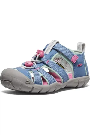 Keen Seacamp 2 CNX, Sandali, Unisex - Bambini e ragazzi, Nero (Coronet Blue/Hot Pink), 30 EU