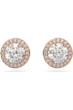 Swarovski Una Angelic Collezione Orecchini, Placcato oro rosa 2, Una Orecchini a lobo