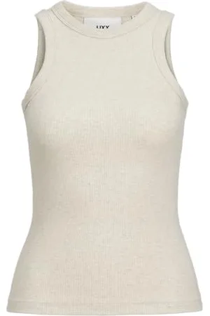 JJXX Jxforest STR SL Rib Top Jrs Noos Canotta, , L Donna