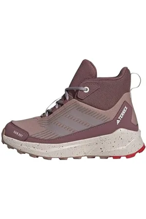 adidas Terrex Trailmaker 2 Mid Rain.RDY Hiking Shoes Kids, Scarpe da Trekking, Warm Clay/Preloved Fig/Pure Ruby, 34 EU