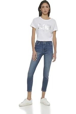 DKNY Cropped Skinny Jeans, , 30 Donna